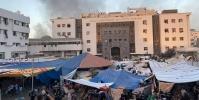  ۱۳ شهید و ده‌ها مجروح فلسطینی در بمباران بیمارستان الشفاء غزه