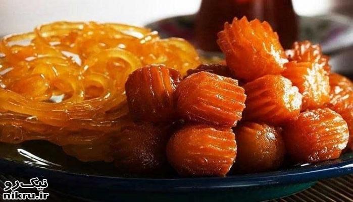 زولبیا و بامیه ماه رمضان کیلویی ۷۰ هزار تومان