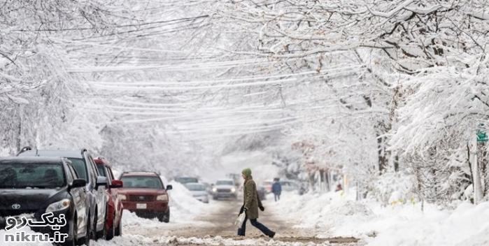  طوفان زمستانی در کانادا؛ قطع برق ده‌ها هزار خانوار