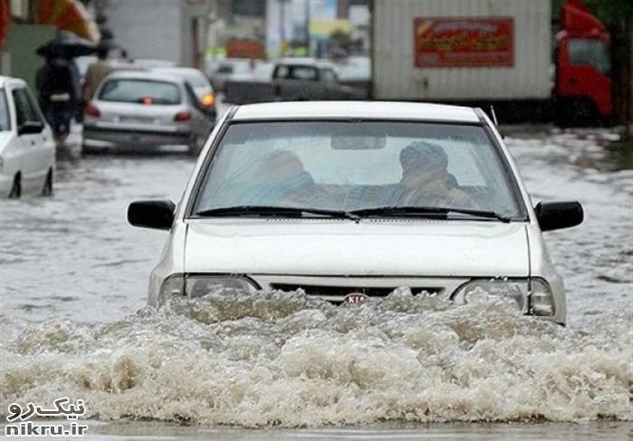 بارش‌‌های سیل‌آسا در ۴ استان